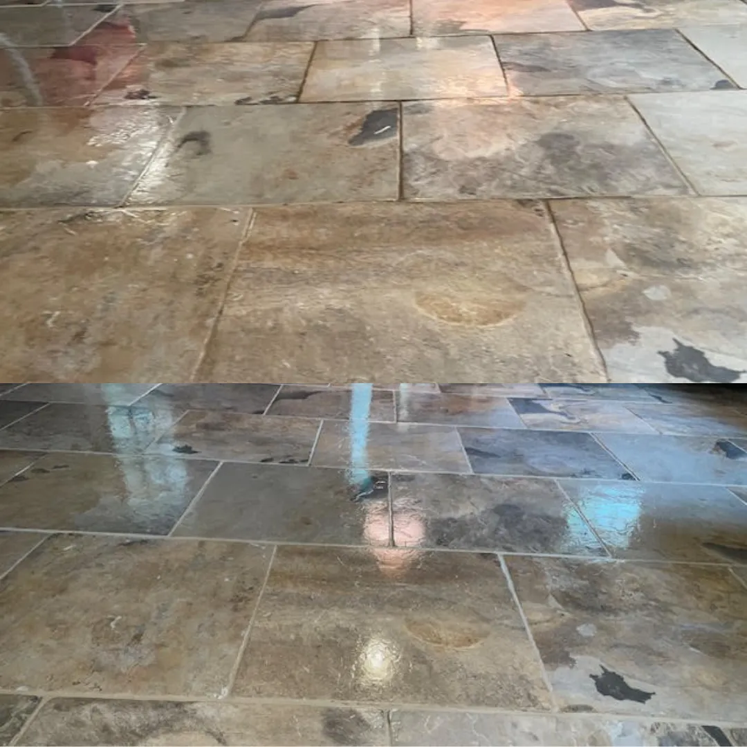 Tile & Grout before and after