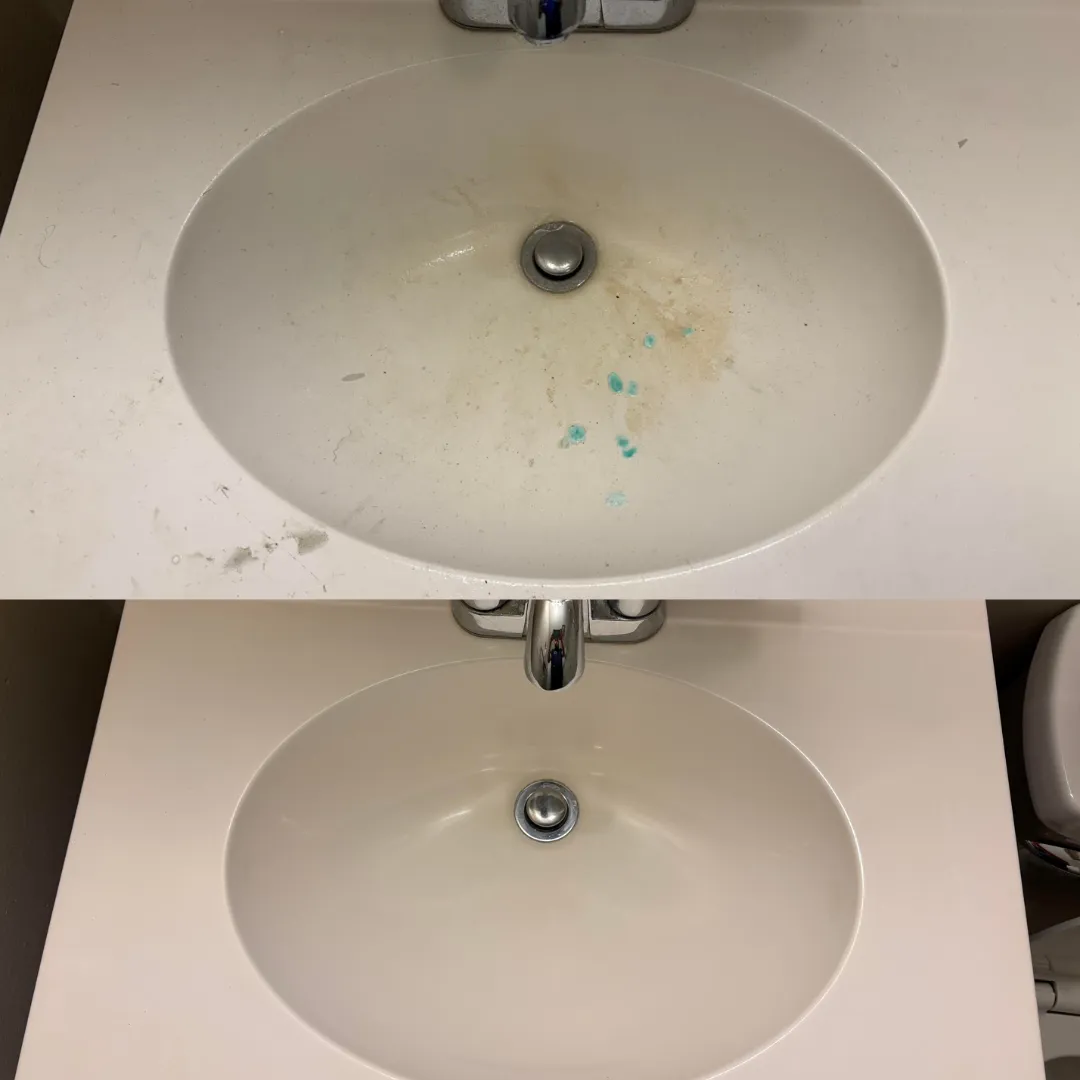 Residential Cleaning before and after